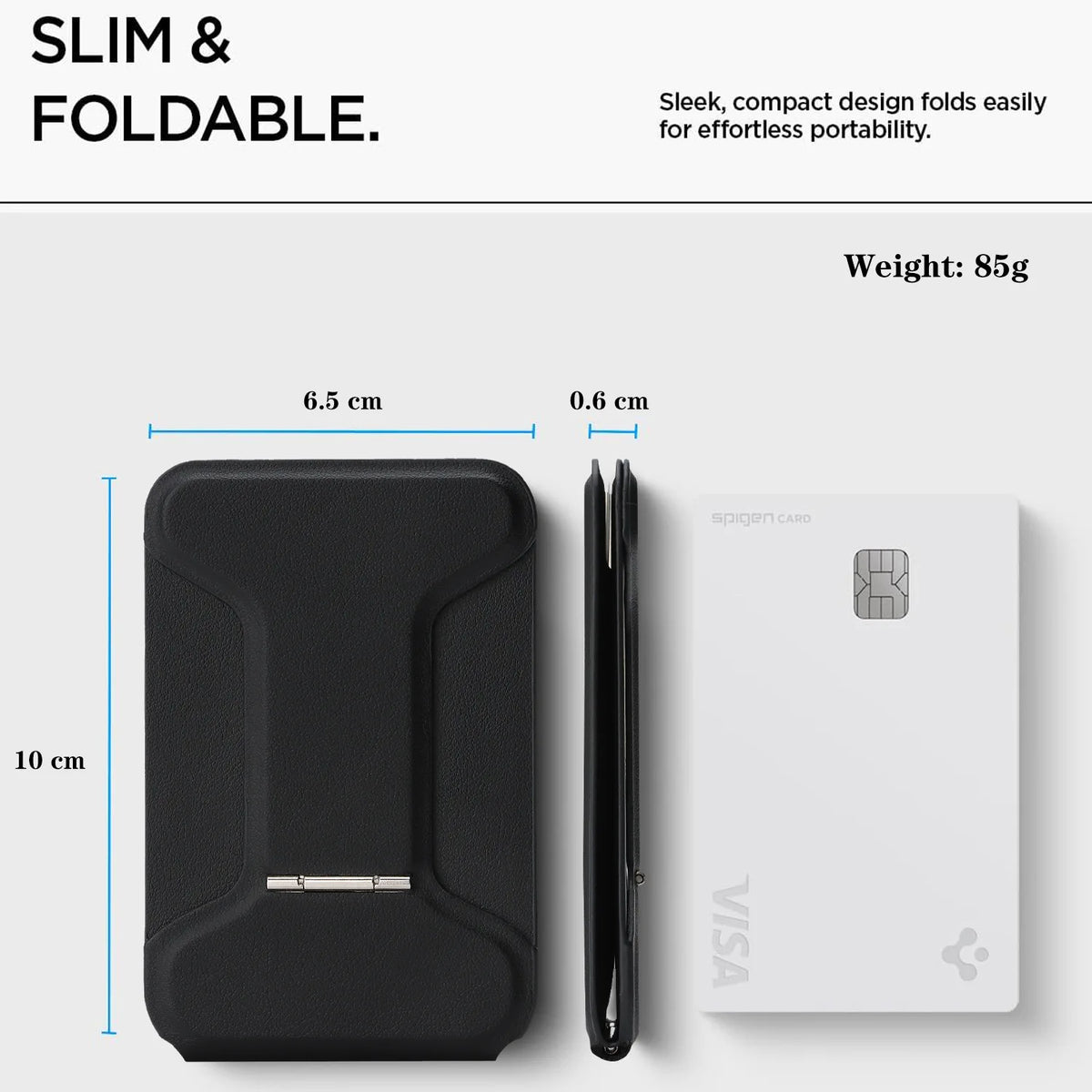 Functional Magnetic Card Holder Adjustable Stand Selfie Stick Compatible with MagSafe Card Holder