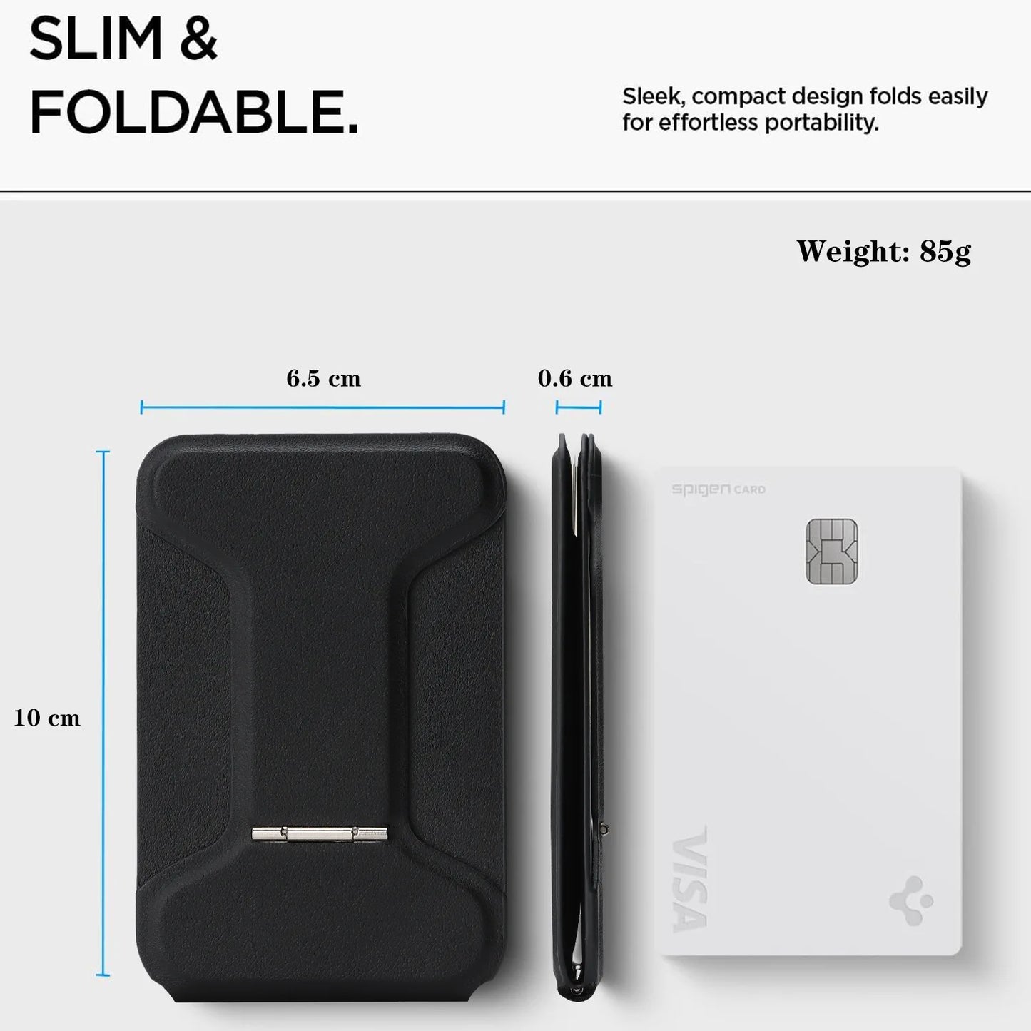 Functional Magnetic Card Holder Adjustable Stand Selfie Stick Compatible with MagSafe Card Holder