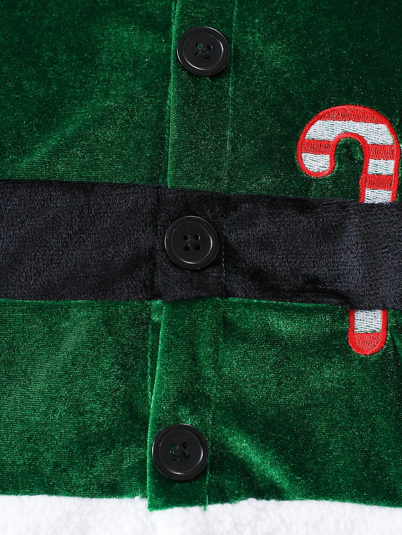 Baby Christmas Clothes Sets Winter Plush Fleece Santa Claus Coat and Velvet Pants Toddler Christmas Outfits New Year Costumes