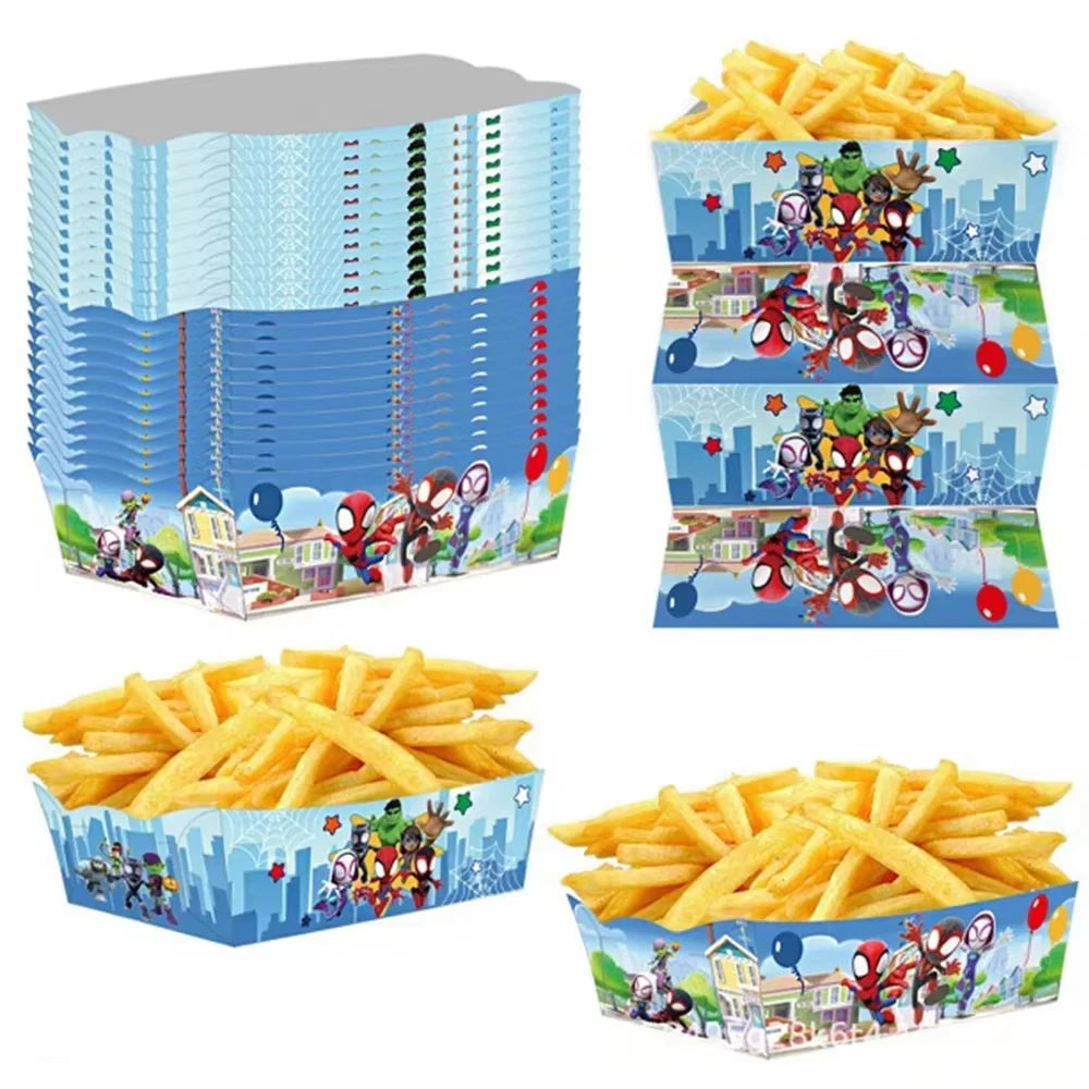 SpiderMan Birthday Party Decoration Party Supplies Set Tableware Tablecloth Cup Plate Balloon Cake Topper Party Supplies Gifts