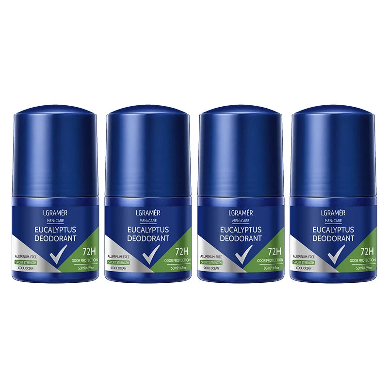 Men's Care Eucalyptus Deodorant Cool Ocean Scent Deodorant Stick Effective Anti Perspirant Control Sweat Smell Fresh Body Care
