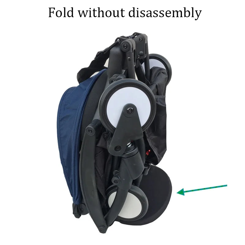 MomTan® Baby Stroller Accessories Leg Rest Boad Armrest Compatible with Babyzen YOYO2 YOYO 3 Stroller Footboard PU Bumper Bar