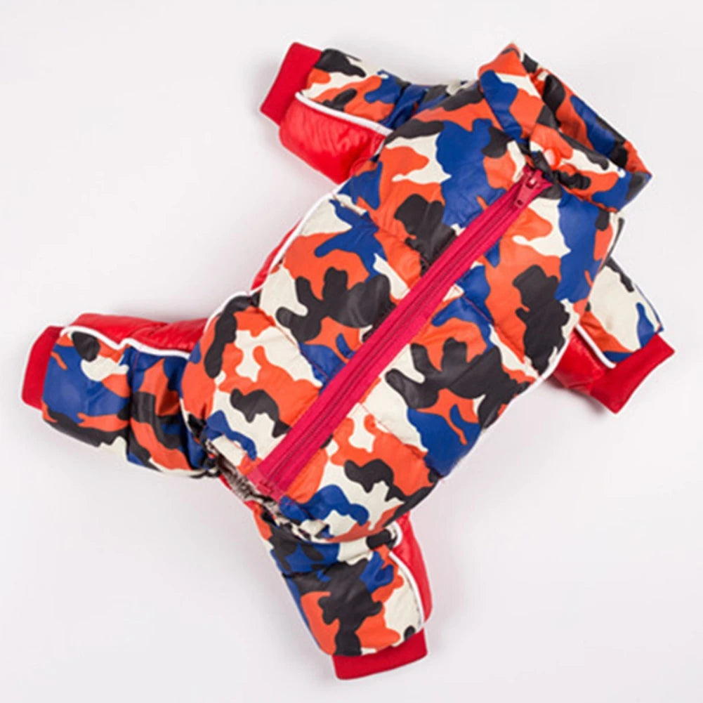 Winter Dog Coat Warm Waterproof Puppy Down Jacket Lightweight Outdoor Windproof Snowsuit Cold Weather Apparel for Small Dogs