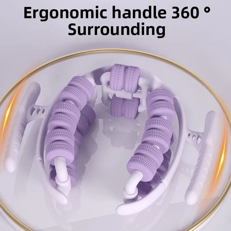 Newest  Wheel Annular Leg Clamp Massager Relax  Massager Anti-cellulite Massager Body Slimming Roller Massage for Body