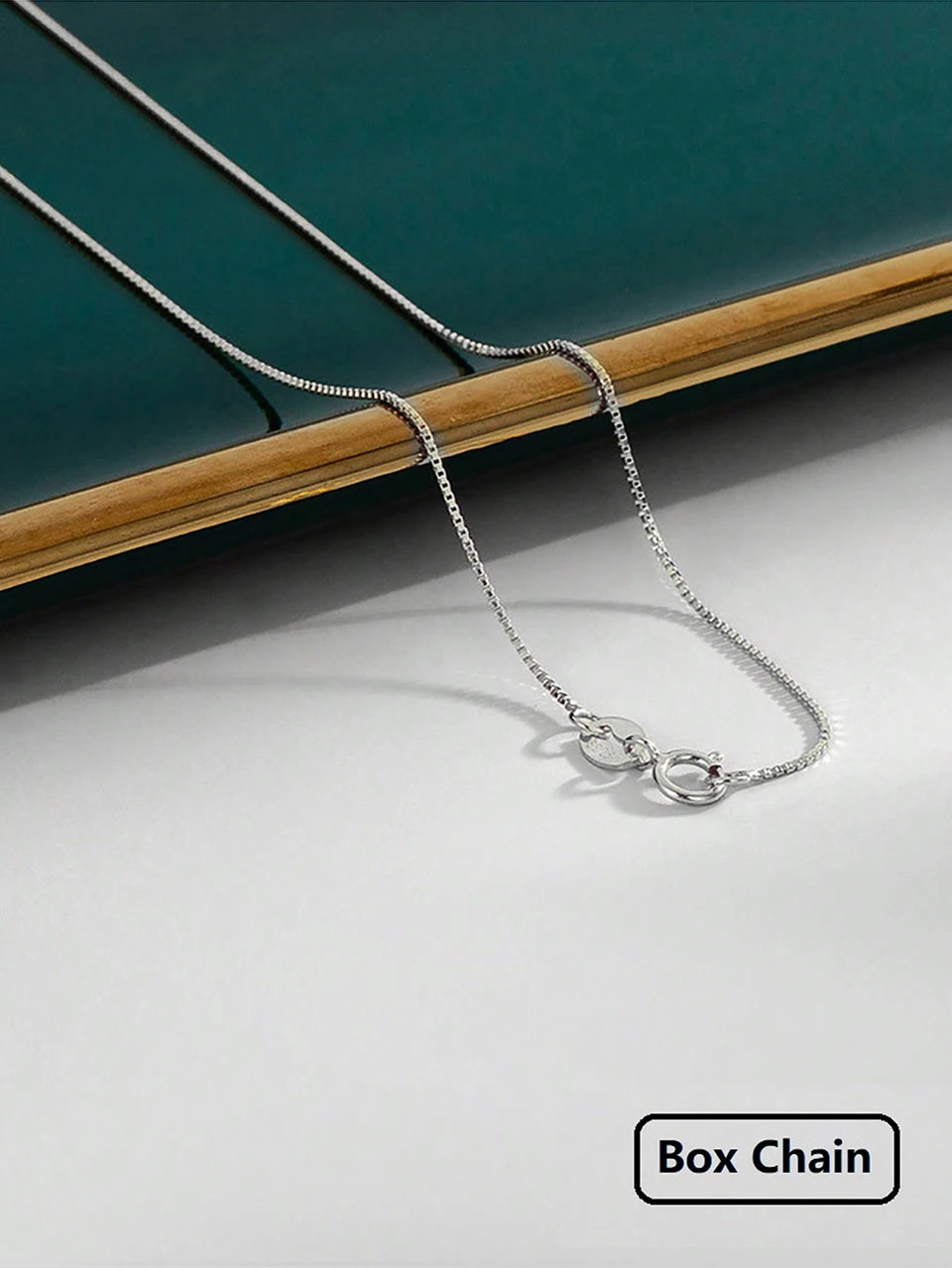GRA 40cm 45cm Minimalist Female Necklace for Women on Neck Real 925 Sterling Silver Chain Necklaces Girls Fashion Fine Jewelry