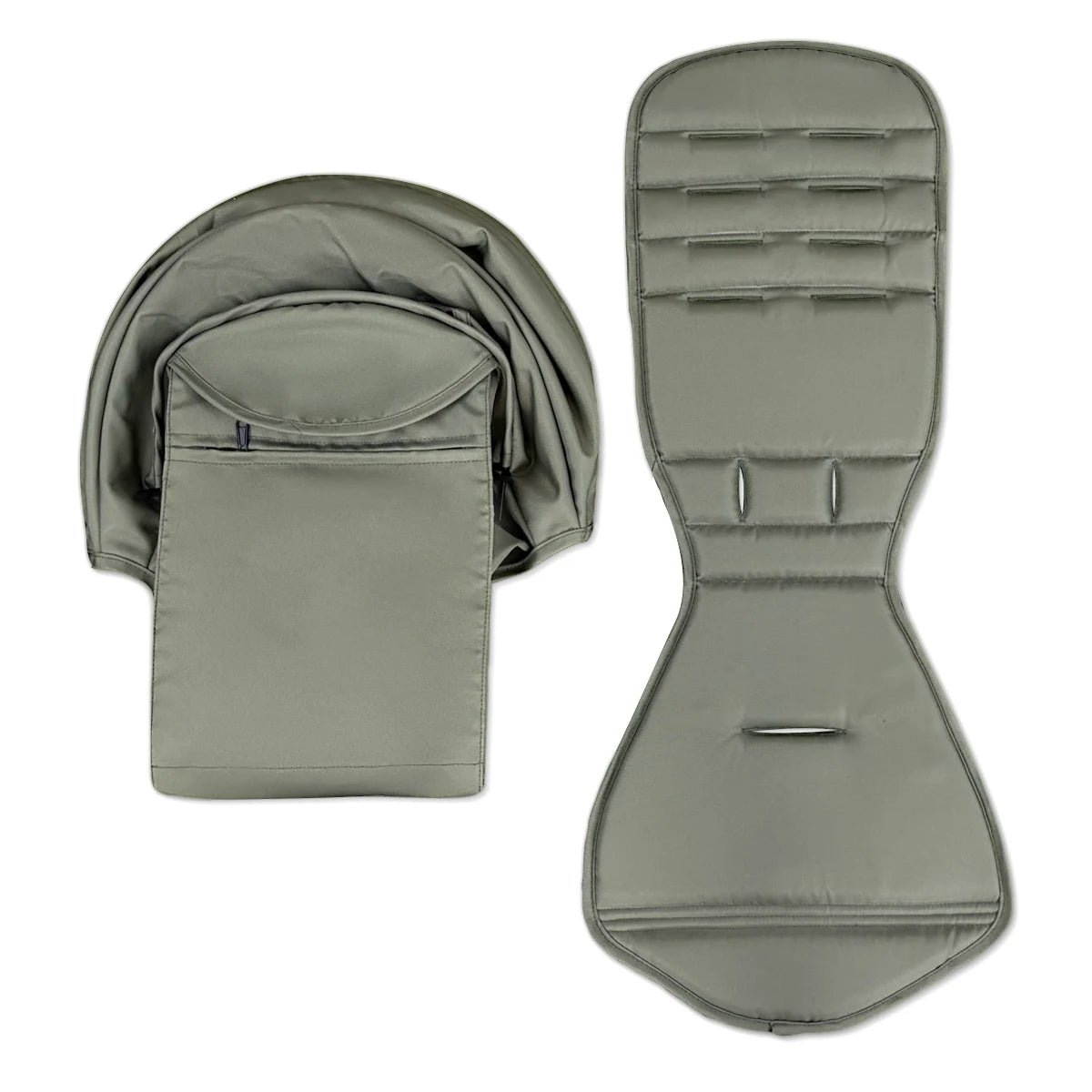 New 175 Cover Seat Cushion Compatible With Babyzen yoyo Cover Seat Mattress With Back Zipper Pocket Stroller Accessories