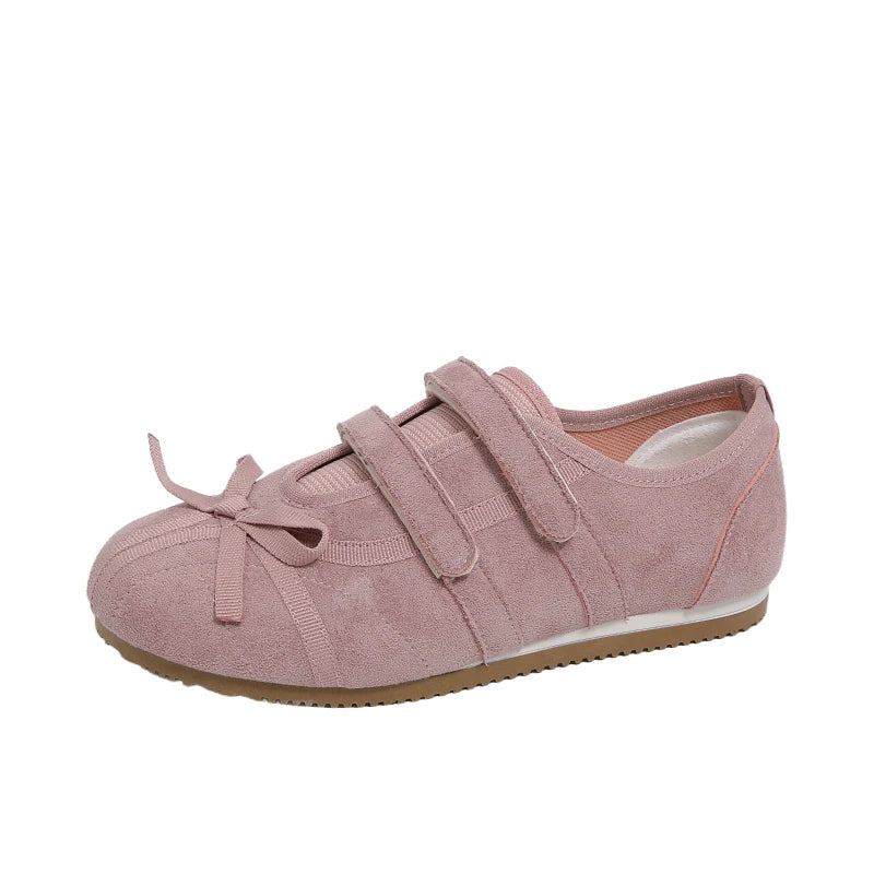 Flats Women Ballet Dance Shoes Walking Spring Cozy Sport Shoes Woman 2025 Fashion New Designer Sneakers Brand Zapatos De Mujer