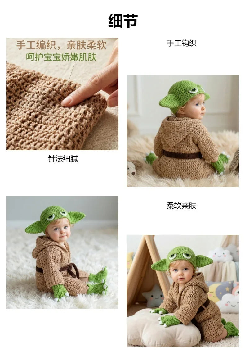 Halloween Cosplay Outfit Baby Costume Newborn Studio Photoshoot Prop Cute Soft Clothing for Baby Photography Shooting