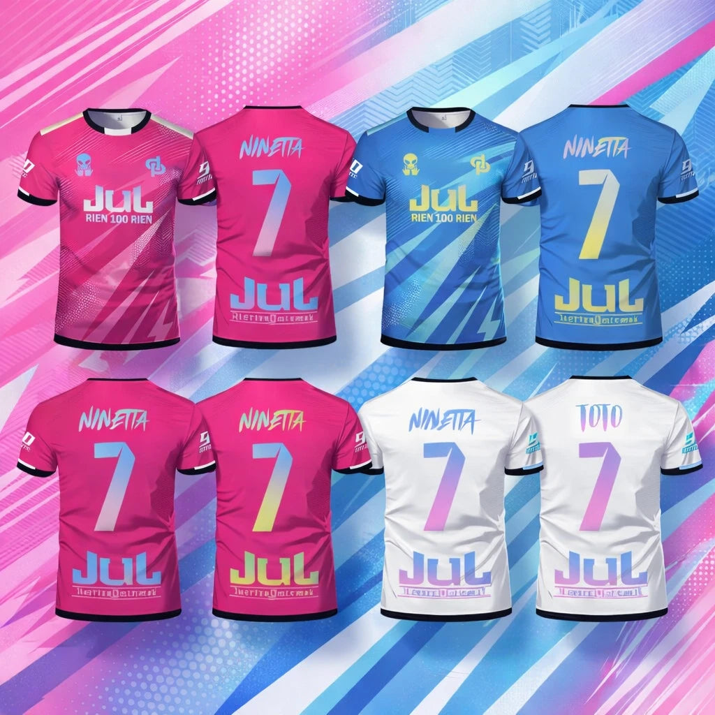 Jul Toto Ninetta 2026 Rien 100 Rien Soccer Jersey Summer Outdoor Breathable Training T-shirt Unisex Crew Neck Tee For Mens Women