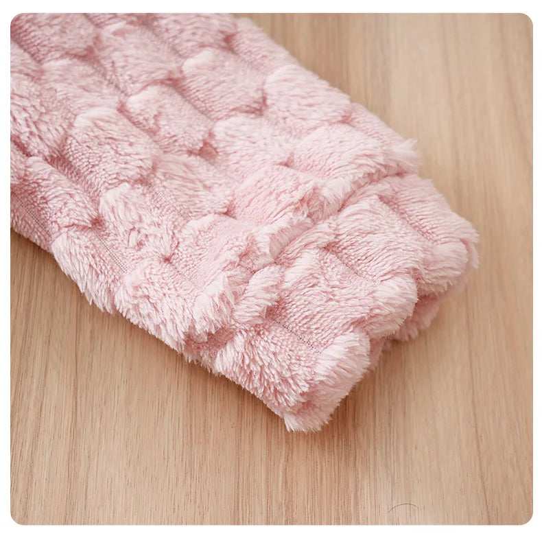 Newborn Baby Romper Winter Flannel pink Hooded ears long sleeve Unisex Baby Bodysuits 0-18 months Girl Comfort Clothes