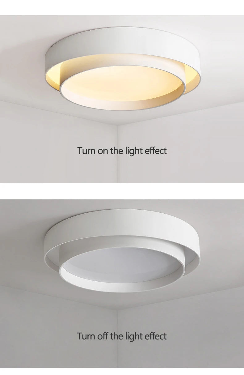 Nordic Bedroom Ceiling Lamp Minimalist Modern Ceiling Light for Living Room Kitchen Study Home Indoor Lighting Decor Fixtures