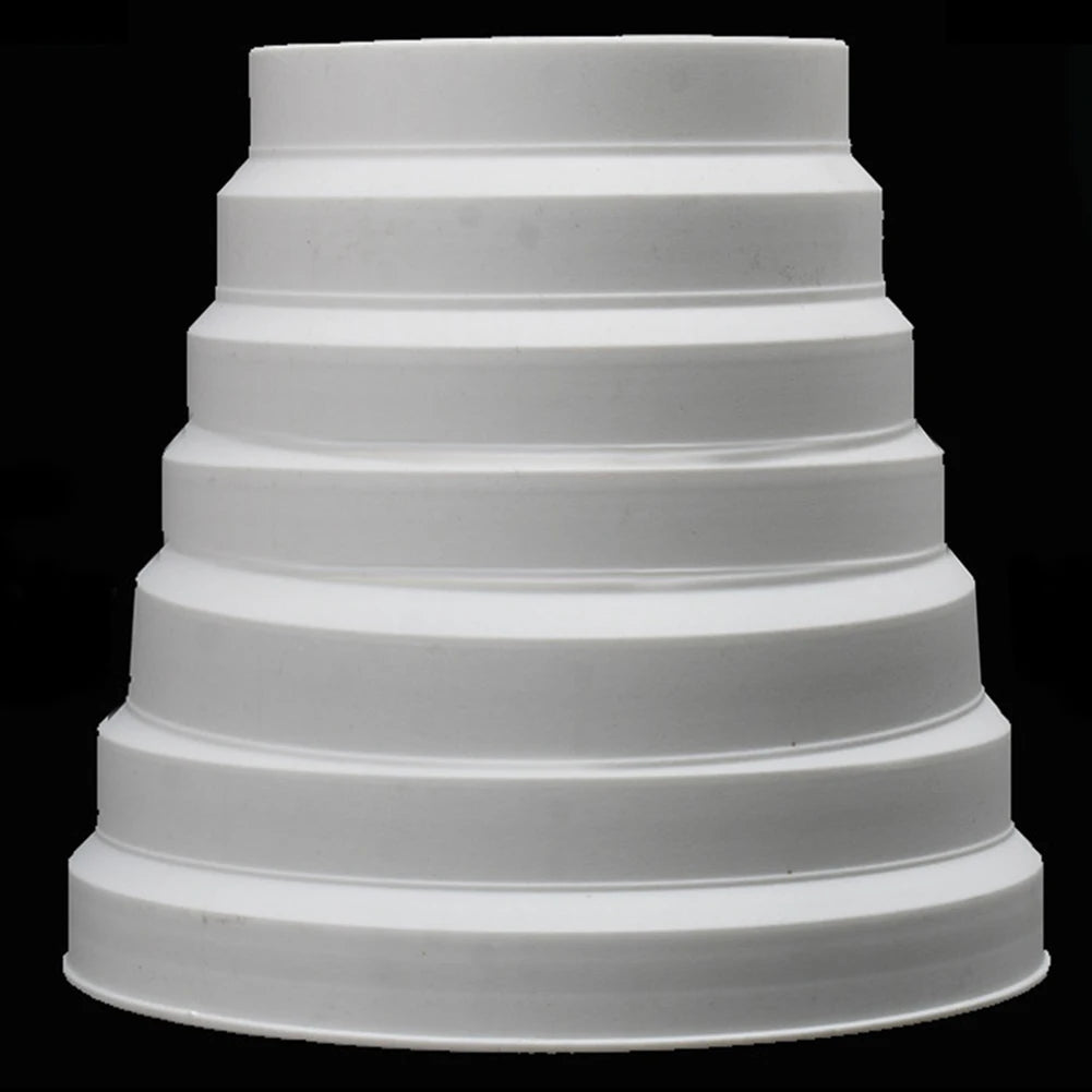 80-150mm Cooker Hood Ducts Reducer Extractor Fan Exhaust PVC Pipe Connectors Conversion Ring Joint Reducing Ring Kitchen Supply
