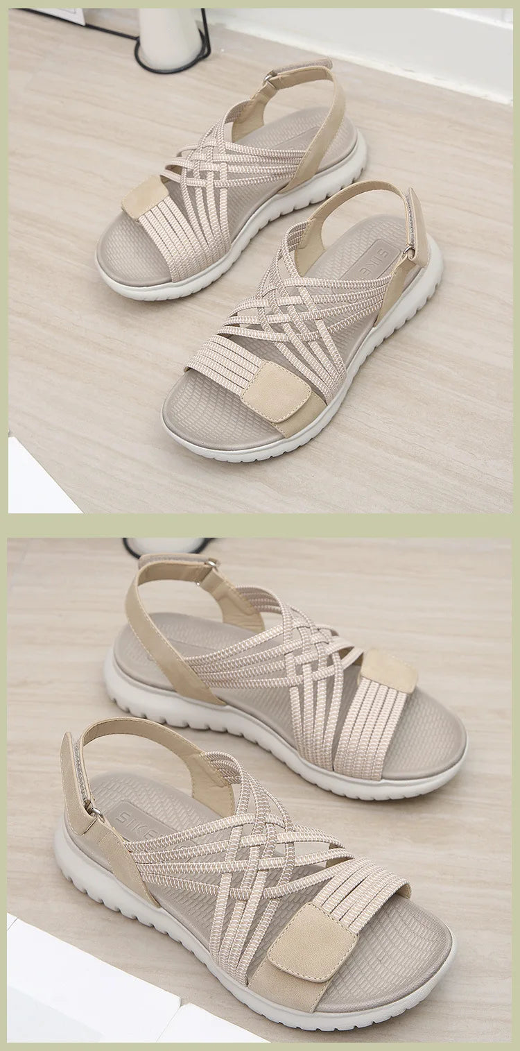 Shoes for Women Plus Size 35-42 Summer 2024 New Fashion Women Open Toe Comfortable Soft Sole Platform Sandals Women Sandals