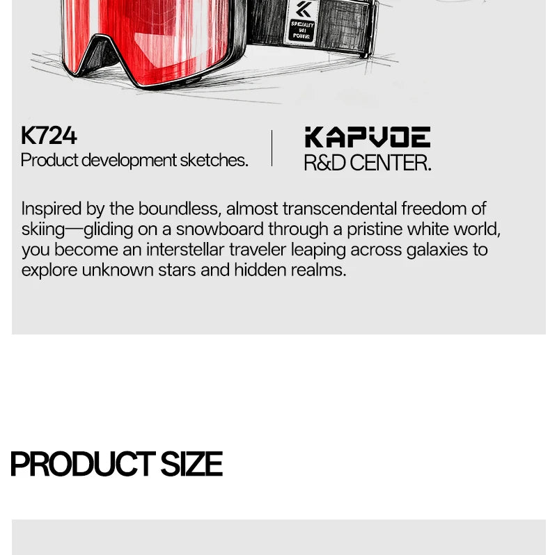 Kapvoe 2026 Skiing Eyewear Flip Ski Goggles Photochromic Snow Goggles Men Snowboard Mask Protection Glasses Snowmobile Winter