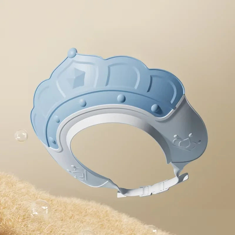 Baby Bath Caps Goods Infant Ear Protection Kids Shampoo Shield Bath Head Cover Baby Shower Cap Adjustable Hair Wash Hat