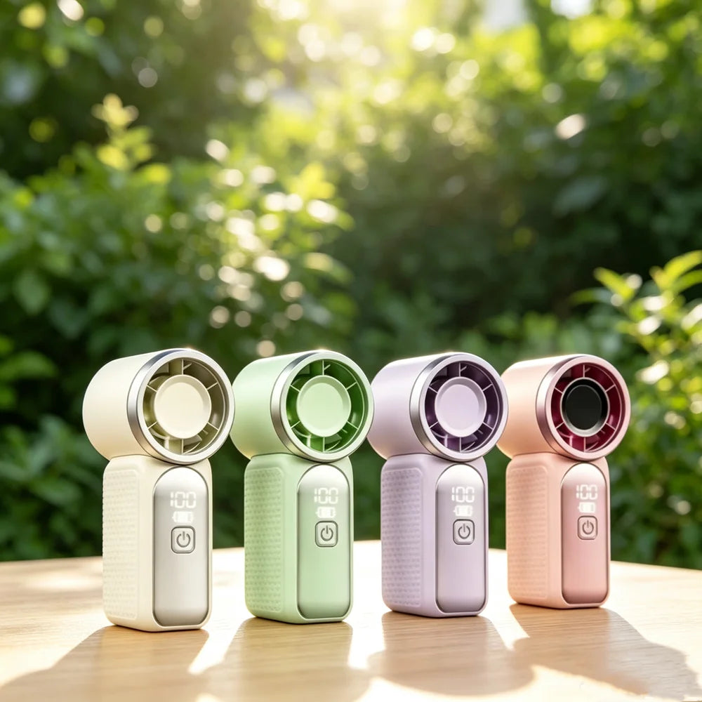 Foldable Handheld Fans Save Valuable Space in Bags, Making Them Perfect for Commuting.