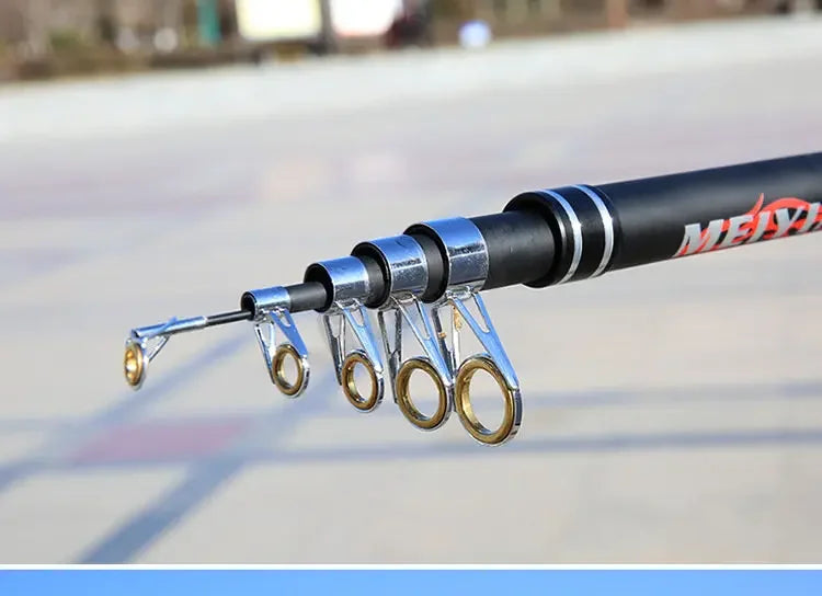Telescopic Portable High-Quality Fishing Rod 2.1M,2.4M,2.7M,3.6M,3.9M,4.5M Travel Sea Boat Rock Fishing Rod Carp Fishing Gear