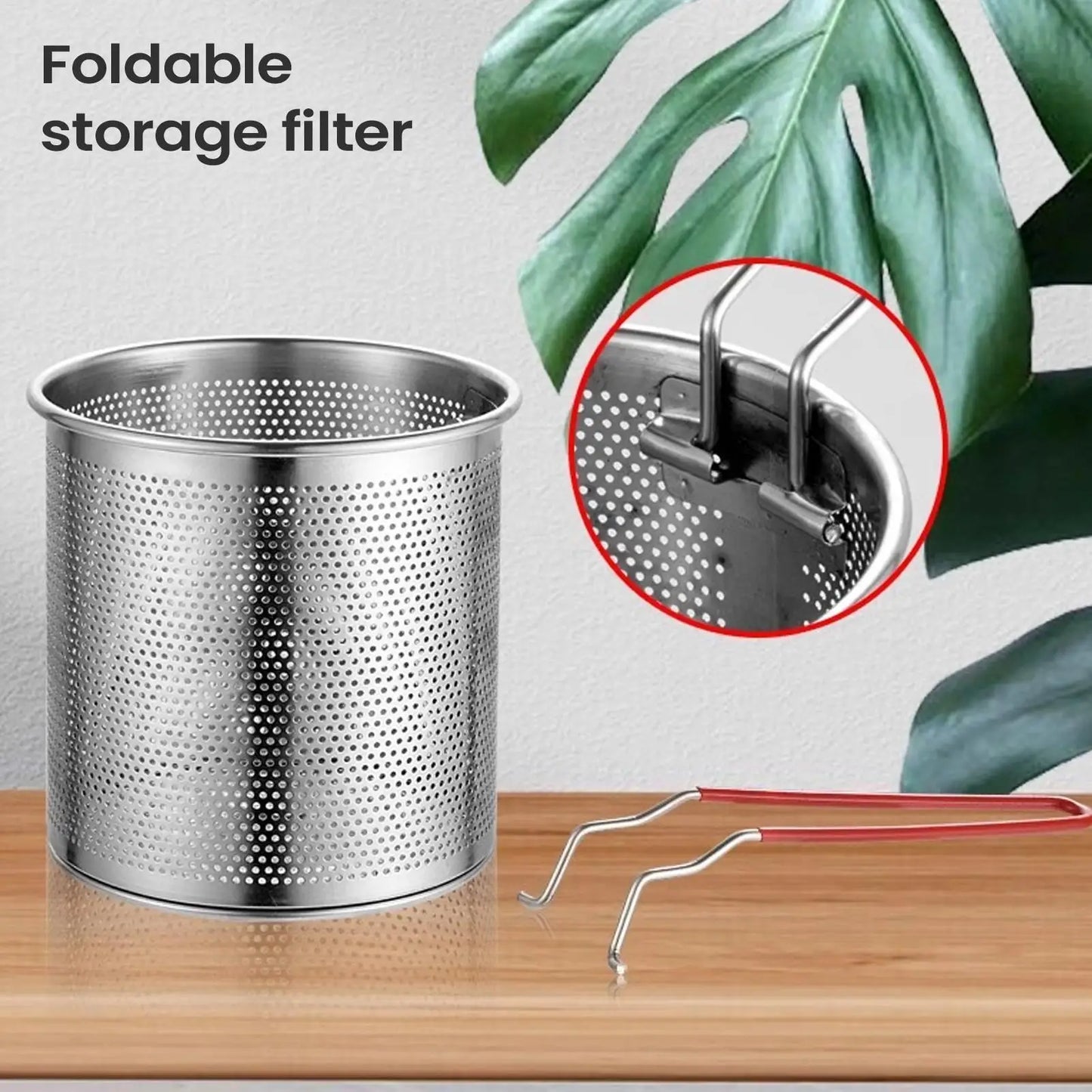 Stainless Steel Deep Fry Pot Space-Saving Fryer Multi-Use Cooking Pan For Chicken Wings French Fries, Home Kitchen Restaurant RV
