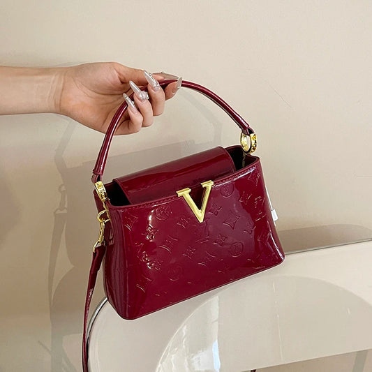 2026 Elegant Ladies Messenger Bag, High-Quality Leather Shoulder Bag For Women With Famous Designer Practical Style