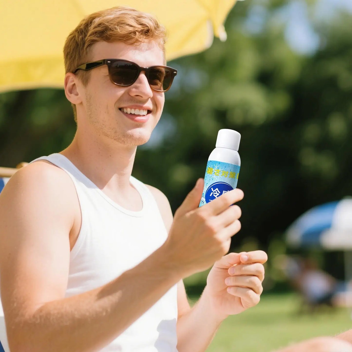Cooling Spray 150ml Instant Refreshing Body Mist for Hot Weather Natural Cooling Mist for Outdoor Sports Camping Heat Relief