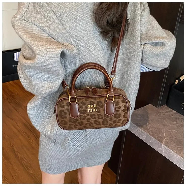 Original Square Leather Satchel Handbag Women Designer Tote Shoulder Crossbody Purse Luxury Diaper Bag