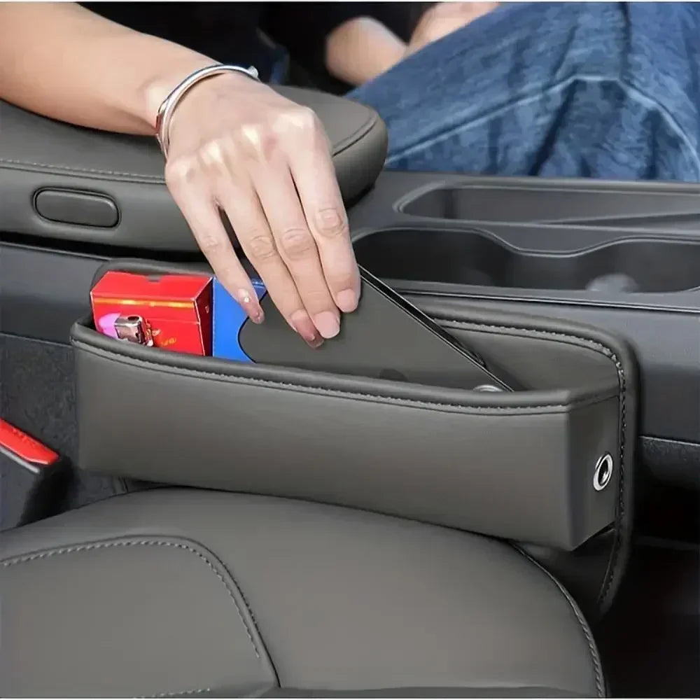 Leather Car Seat Gap Filler Organizer and Storages Automotive Accessories Universal for Car SUV Truck Fill The Gap Amagi
