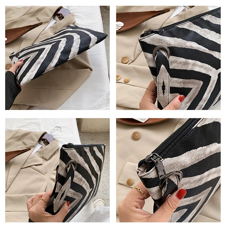 Fashion Luxury Handbags Women Bag PU Leather Clutch Ladies Evening Envelope Bag Female Day Clutches Purse Portable Wristlet Bag