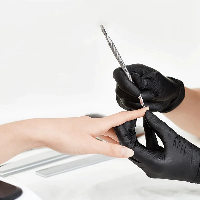 20/50/100PCS Black Nitrile Gloves Disposable Latex Free Household Gloves for Kitchen Cleaning Industrial Beauty Tattoo Gloves