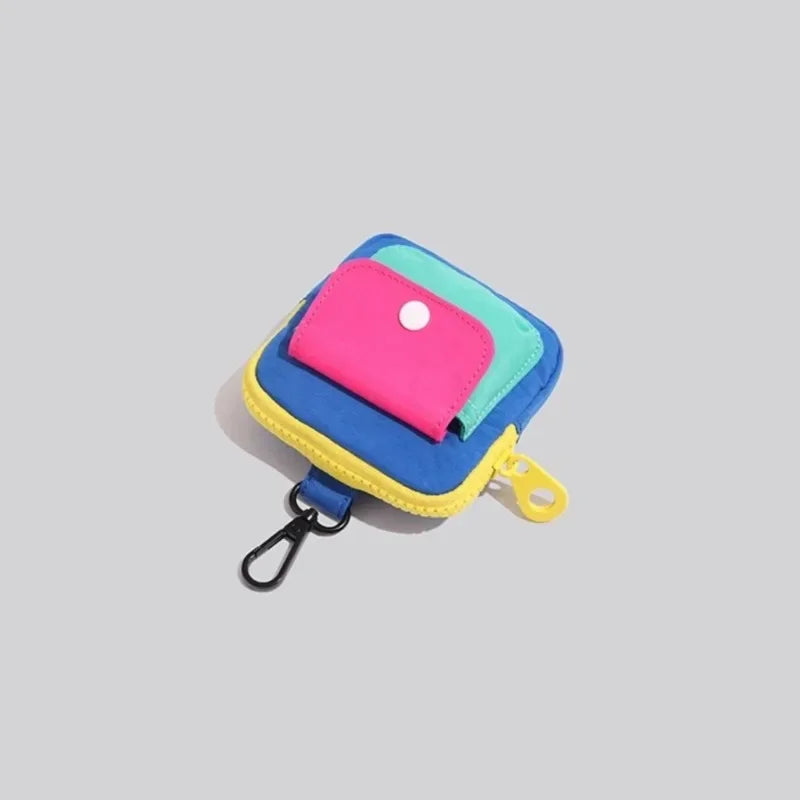 New Niche Coin Wallet, Portable and Compact Color Card Case, Mini Zipper Case