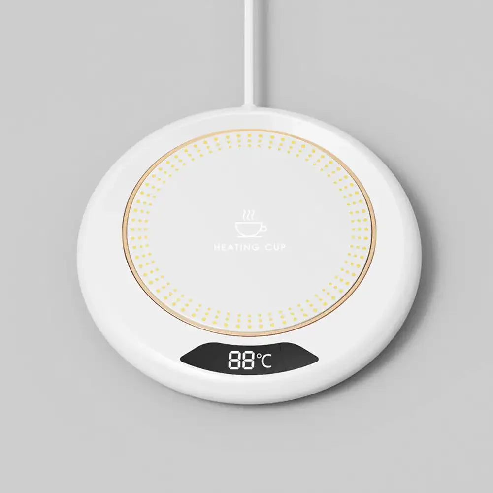 Coffee Mug Warmer 3 Temperature Setting Thermostat Coaster USB Plug Smart Coffee Cup Warmer for Heating Coffee Beverage Milk Tea