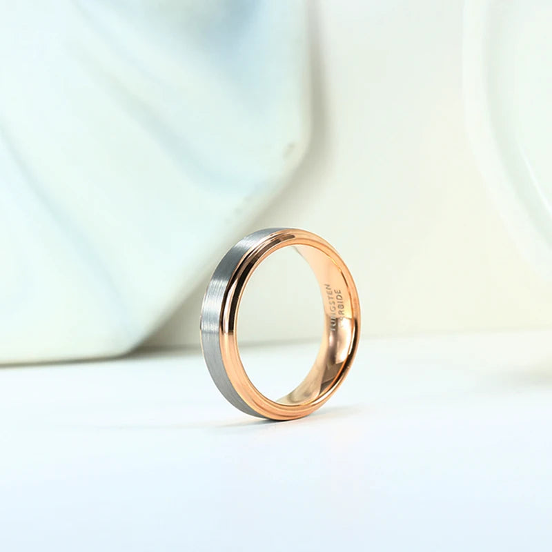 Brazil Russian Hot Sale Men's Tungsten Wedding Band Ring for Women 6mm Metal Jewelry USA 7 to 13