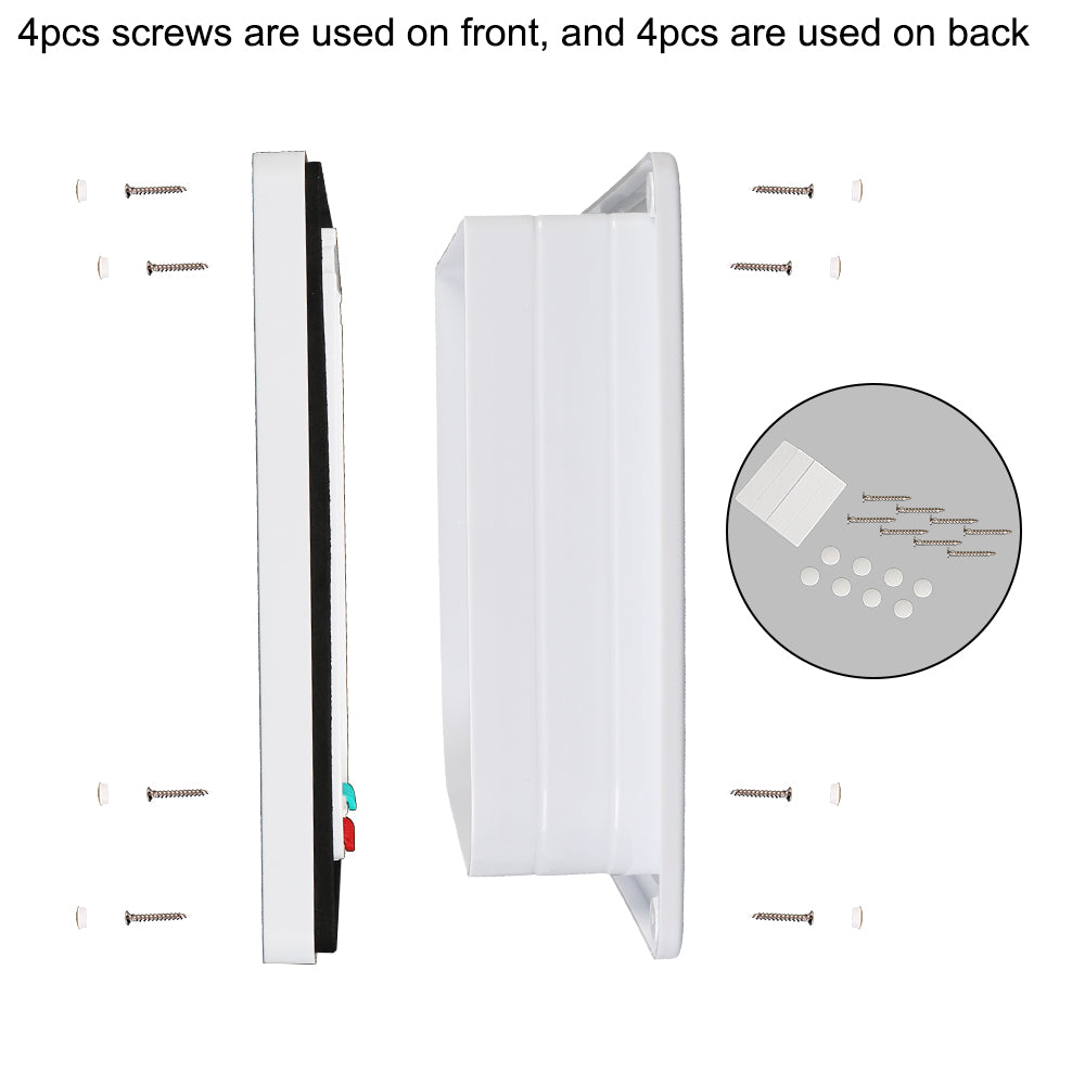 For Dog Cat Kitten ABS Plastic Dog Cat Flap Door With 4 Way Lock Security Flap Door Small Pet Supplies Cat Puppy Safety Gate